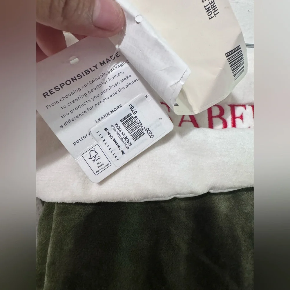 Pottery Barn Christmas stocking - Picture 5 of 7